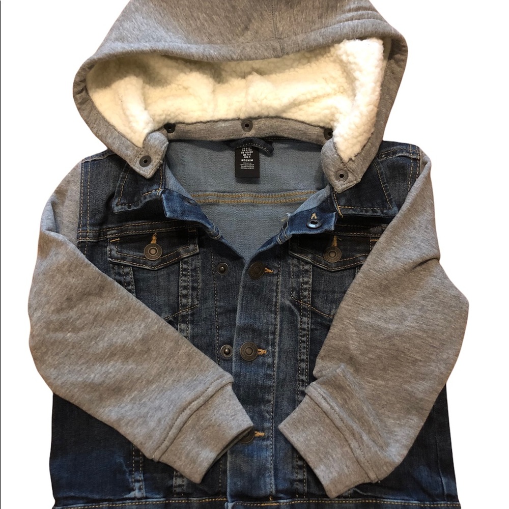 H&M Hooded denim jacket